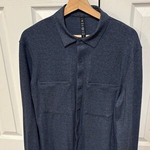 Lululemon Navy Blue Long Sleeve Soft Stretch Overshirt